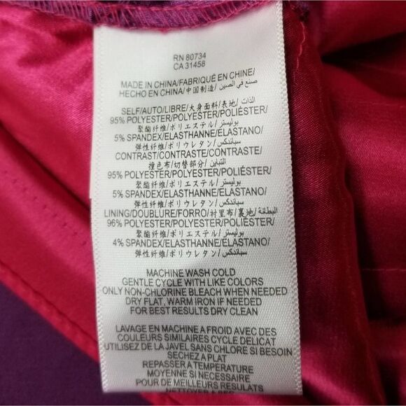 Max & Cleo Multicolor Ariel Colorblock Cocktail Dress - Picture 5 of 10